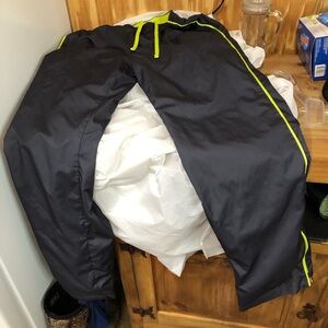 Danskin now Black Pants with Neon Green Accents